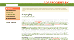 Desktop Screenshot of adaptogeny.sk