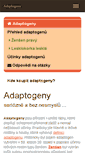 Mobile Screenshot of adaptogeny.cz